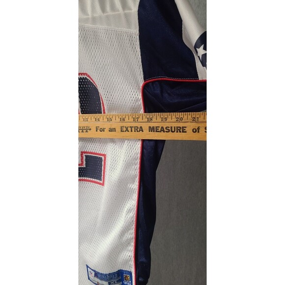 Tom Brady New England Patriots Jersey BOYS KIDS XL 18/20 VTG Reebok Youth White - Picture 7 of 8